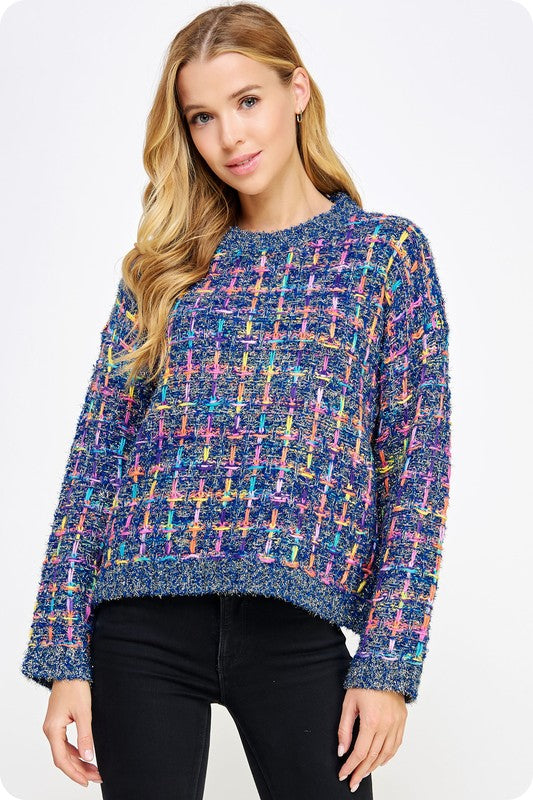 Magaly Navy Sweater