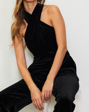 Cargar imagen en el visor de la galería, Betty Velvet Black Jumpsuit
