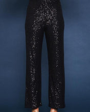 Cargar imagen en el visor de la galería, Ericka Black Sequin Pants
