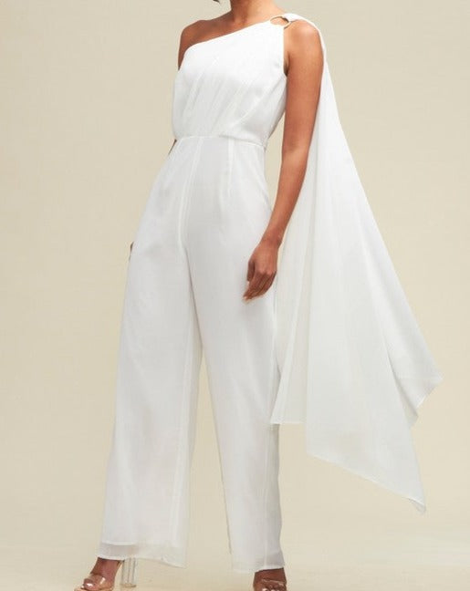 Melody White Jumpsuit