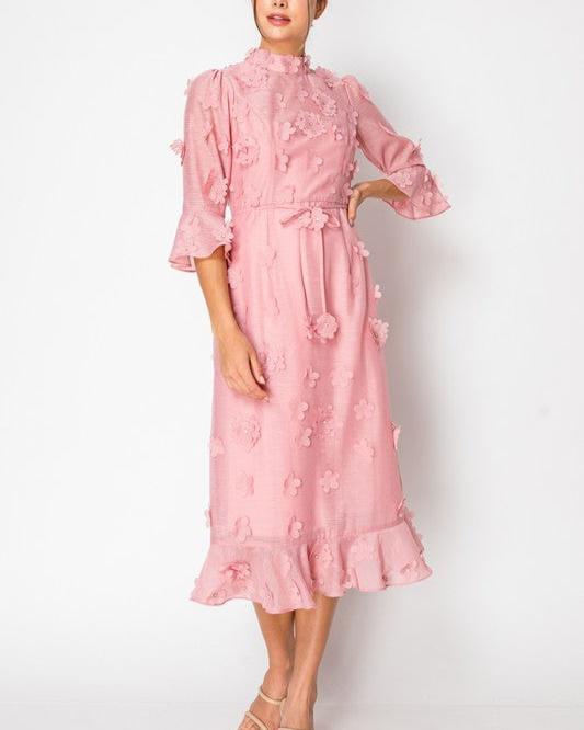 Paulette Pink Midi