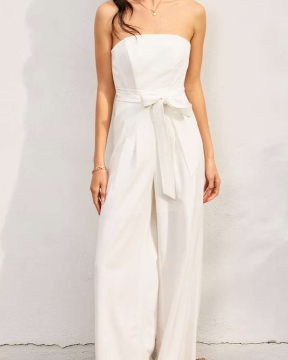 Claudina White Jumpsuit