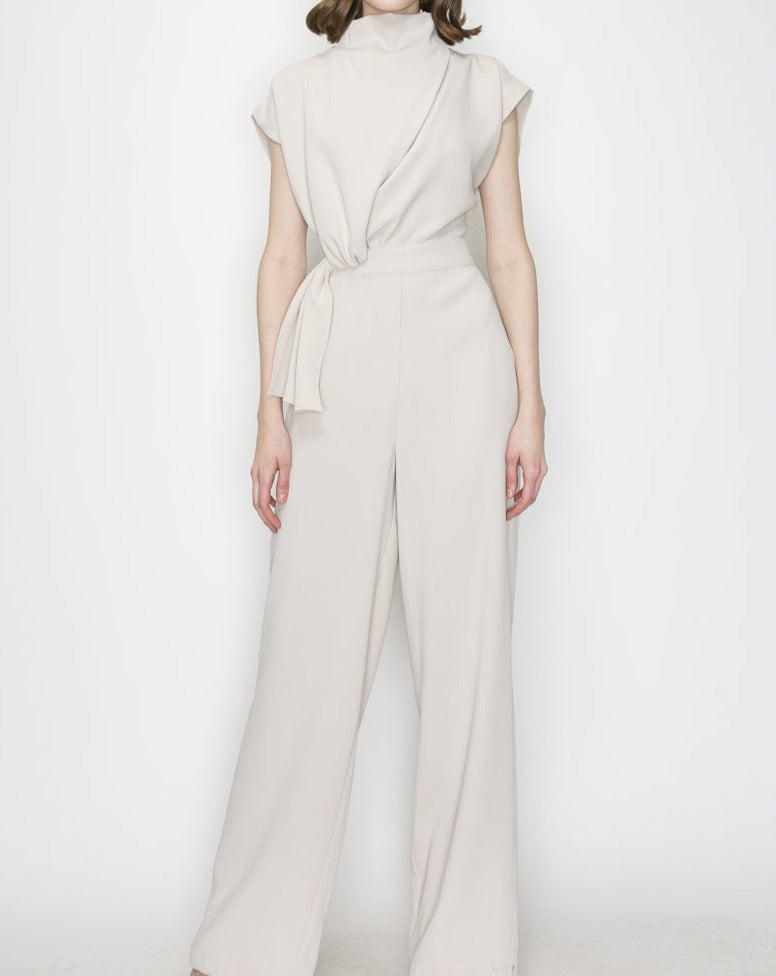 Teresa Beige Jumpsuit