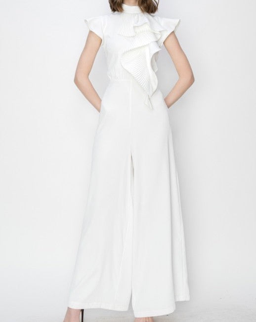 Tessy White Jumpsuit