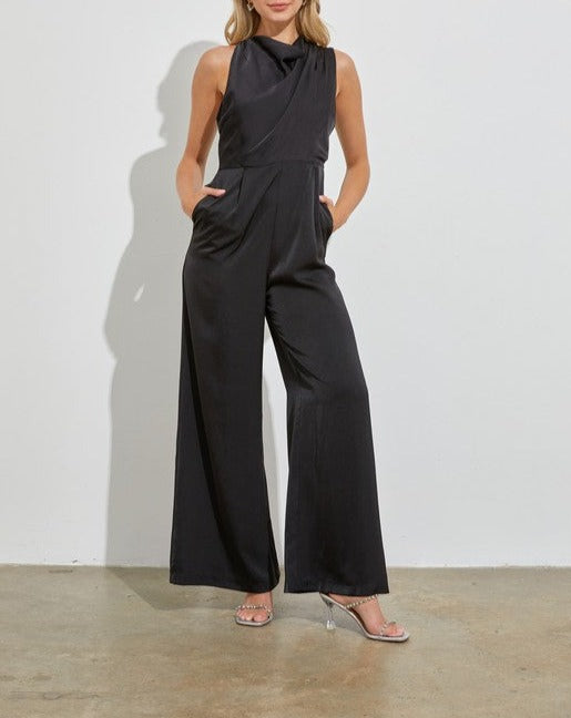 Majo Black Jumpsuit